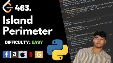 Island Perimeter | Leet code 463 | Theory explained + Python code | July day 7 code challenge