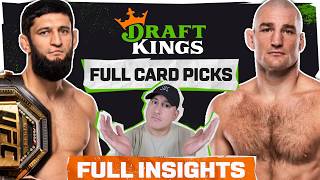 DRAFTKINGS: UFC 328: Chimaev vs. Strickland FULL CARD Predictions and Plays