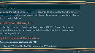 Overcoming Persistent Storage Issues in Azure Multi-Container Apps