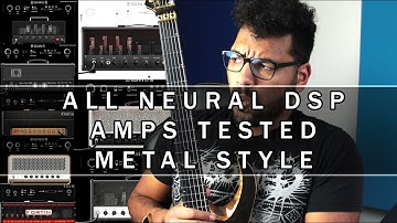 THE ALL NEURAL DSP AMPS COMPARISON VIDEO 2020