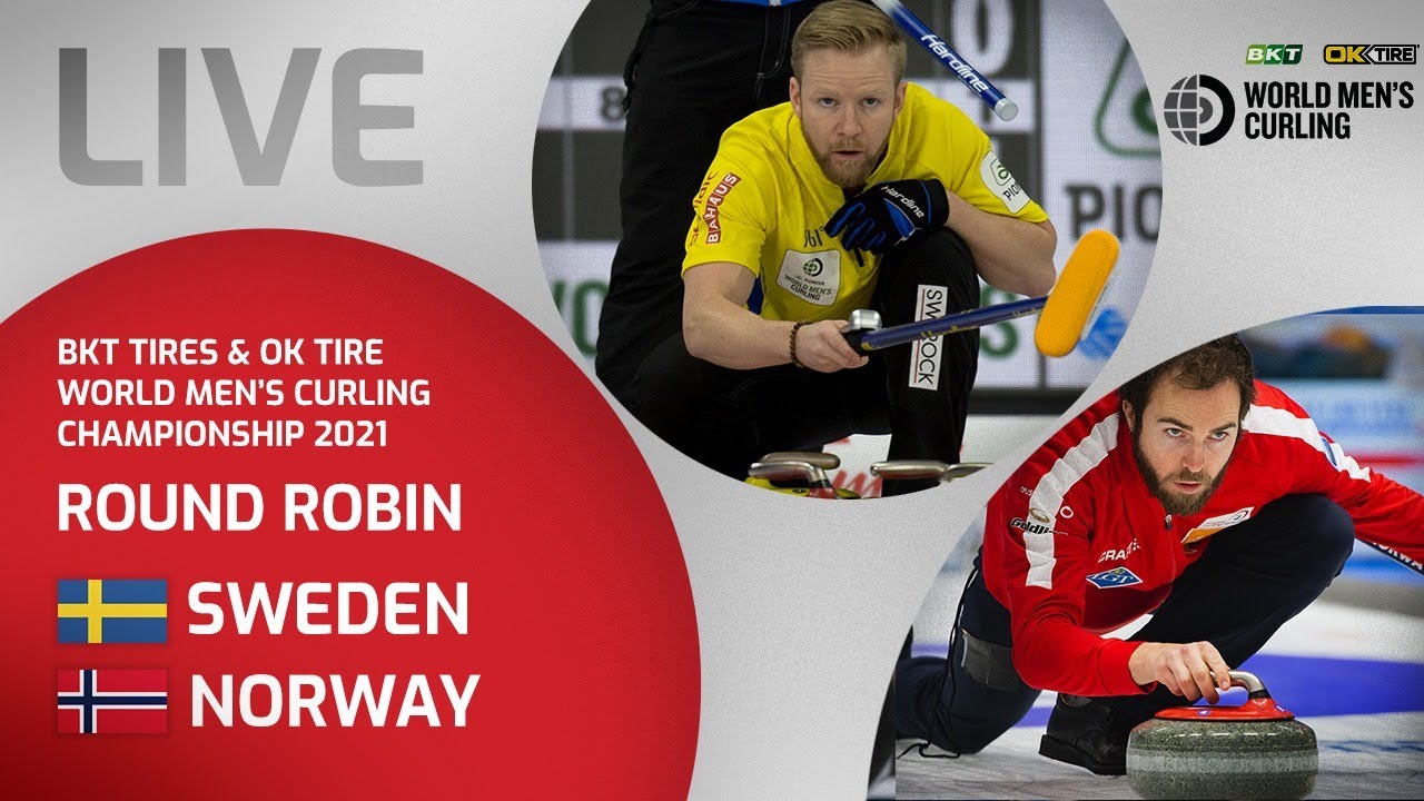 Sweden v Norway Round Robin World Men's Curling Championship 2021