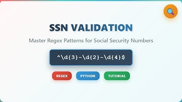SSN Validation with Regex: Master Social Security Number Format in Python!
