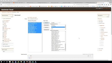 Sending eMail to a student or class list from Moodle
