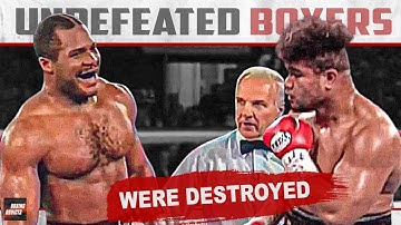 When Undefeated Boxers Get Destroyed. Top 10