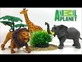 ANIMAL PLANET COLECCION DE SAFARI - LA VIDA DE LOS ANIMALES SALVAJES  JIRAFA, ELEFANTE, CEBRA Y MAS