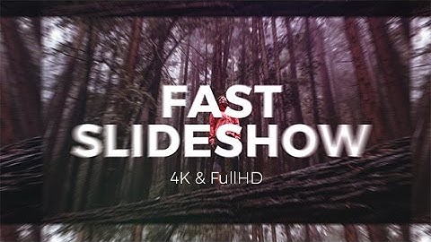 Fast Slideshow | After Effects Template | Video Displays