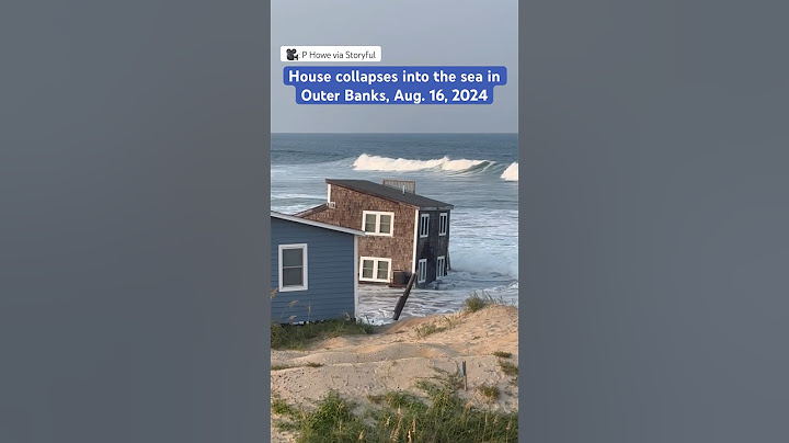 Another house collapses into the sea along North Carolina’s Outer Banks