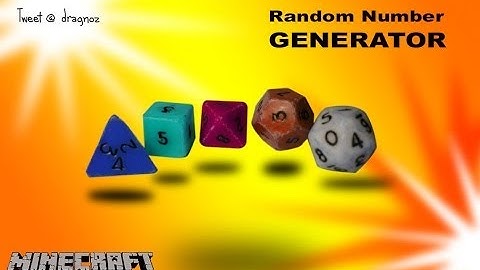 42 Random Number Generator in Minecraft 1.8