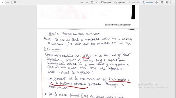 Epidemic model-2  (basic reproduction number) Hindi