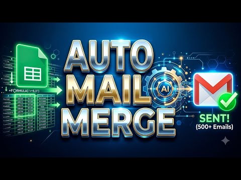 Auto mail merge 