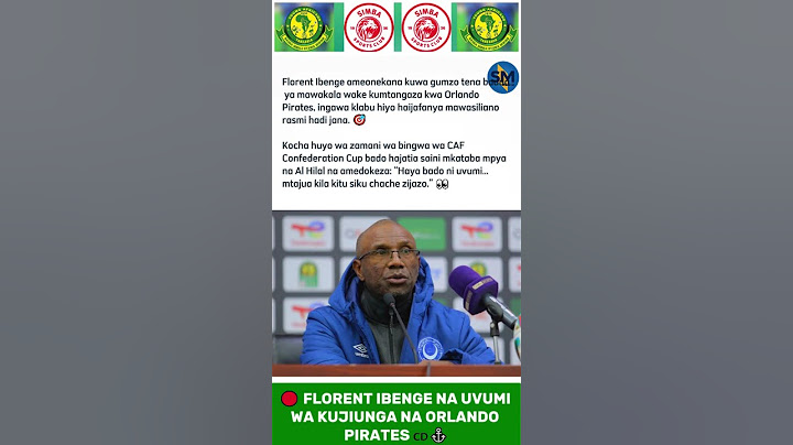 🔴 FLORENT IBENGE NA UVUMI WA KUJIUNGA NA ORLANDO PIRATES 🇨🇩⚓
