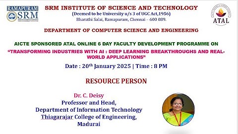 ATAL FDP - 20.1.2025 - Day 1 - Session 2