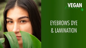 Vegan line: eyebrows dye and lamination step by step (tutorial)