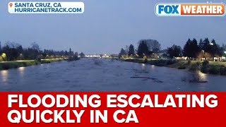 Life-Threatening Atmospheric River Slamming CA, Reports Of Evacuations, Cars Trapped