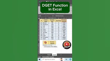 Excel Tips & Tricks | DGET Function in Excel #exceltips #exceltutorial #shorts #trending #viral