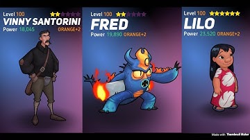 Disney Heroes: Battle Mode - Chapter 35 with Vinny Santorini, Fred, and Lilo