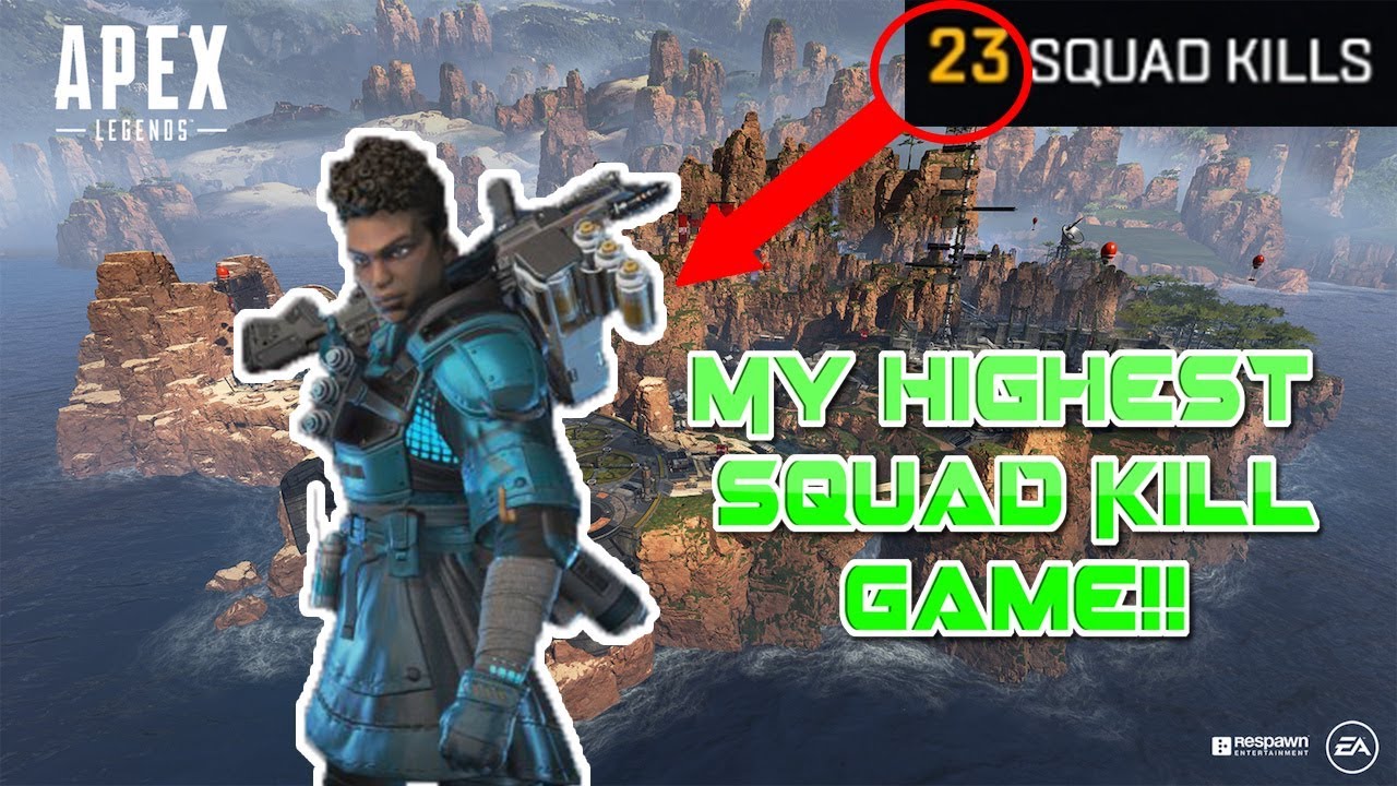 APEX LEGENDS HIGH KILL GAME : 23 KILLS CHAMPION SQUAD