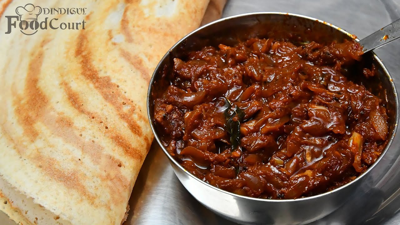 Side Dish for Chapati, Dosa/ Onion Thokku Recipe/ Onion Masala Simple