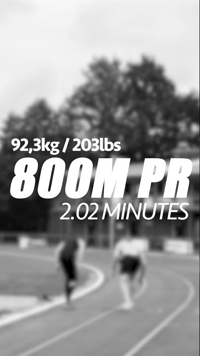 Download lagu 800M RUN PR 2.02 @ 92,3KG / 203LBS #hybrid