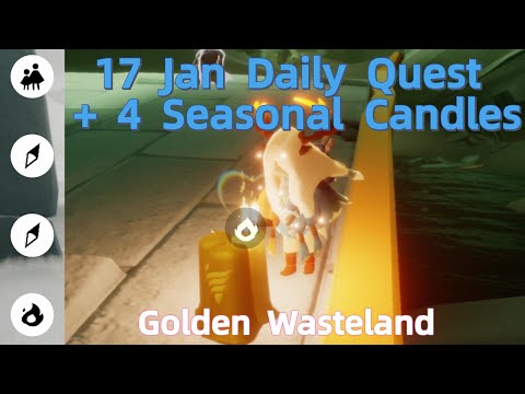 17 Jan - 1月17日 - Sky Daily Quest today 光遇 每日任務 デイリークエスト Children Of the Light