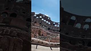Coliseo romano.  #curiosidades #datoscurisos #coliseo