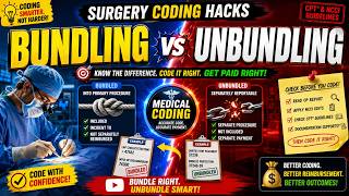 Surgery Coding Hacks: When to Bundle and When to Unbundle
