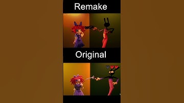 Jax shooting Ragatha TADC EP6 scene | ORIGINAL VS REMAKE