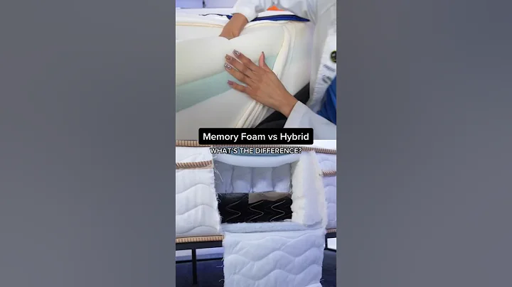 Memory Foam vs Hybrid Mattress - What's The Difference? #sleep #shorts #shopping #mattress
