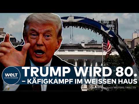 USA: Trump feiert 80. – Das Weiße Haus wird zur UFC-Arena! Käfigkampf sorgt für heftige Kritik