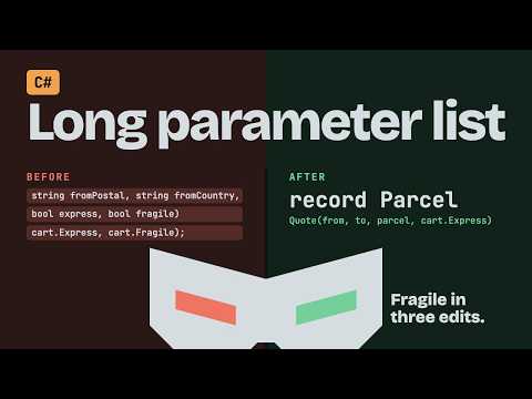 Long Parameter List in C#: Introduce a Parameter Object