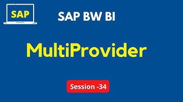 What is a MultiProvider in SAP BW | Create SAP Multiprovider Transaction Tables & TCodes
