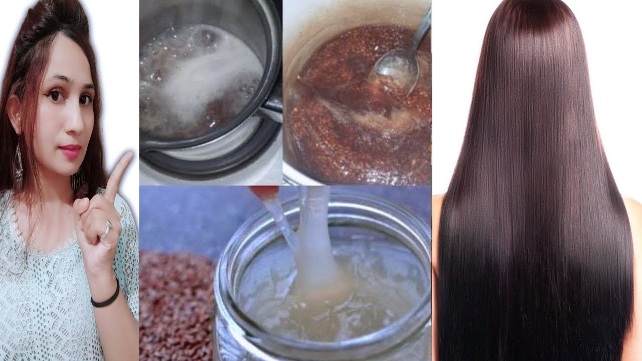 Flaxseed Gel For Fast Hair Growth Get silky Shiny smooth Hair,Get long