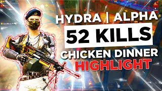 52 SQUAD KILLS CHICKEN DINNER BY HΒ₯DRA | ALPHA ππ|| PUBG MOBILE FUNNY HIGHLIGHTS!