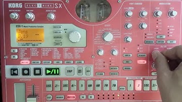 Korg ESX-1 Making chillout relax music on Korg Electribe SX-1 produced by KOmeRGe  -- HD --