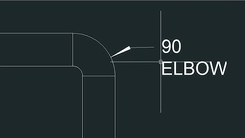 How to draw 90° Elbow in Autocad ? HVAC Drafting|