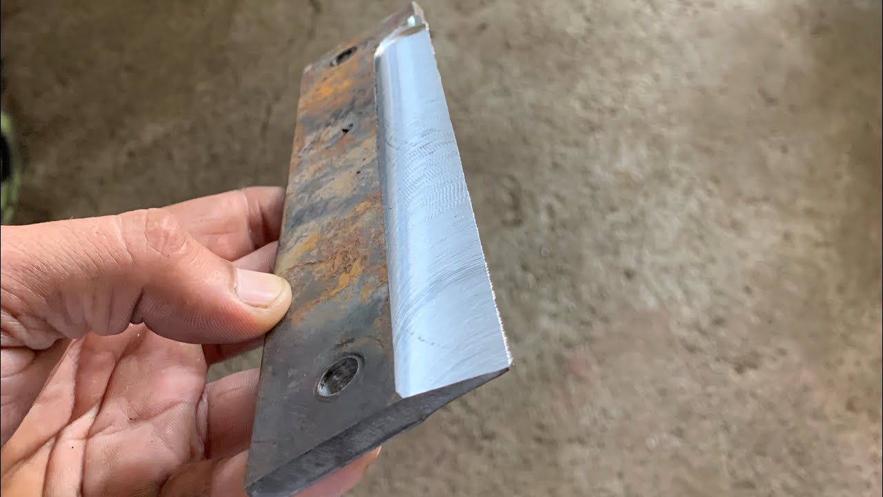 Blade making sharpening Edge - YouTube