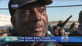 Longtime Eagles Fan Gets Emotional Over Super Bowl Victory