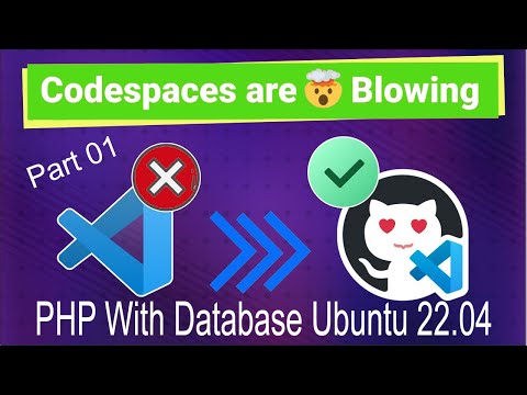 git github   codespaces   free quiz system php with database live on server   ubuntu 22 4   part 1