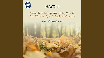 String Quartet in D Major, Op. 17 No. 6, Hob. III:30: I. Presto