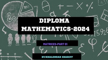Introduction to Matrix and its types