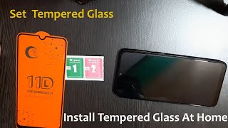 How To Set Tempered Glass On Mobile At Home | How To Put Tempered Glass Screen Protector In 2020