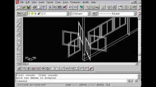 1.4.1.2 AutoCAD 3D R14 - 2008 3D Polar Array Command Modify Copy UCS Multiple