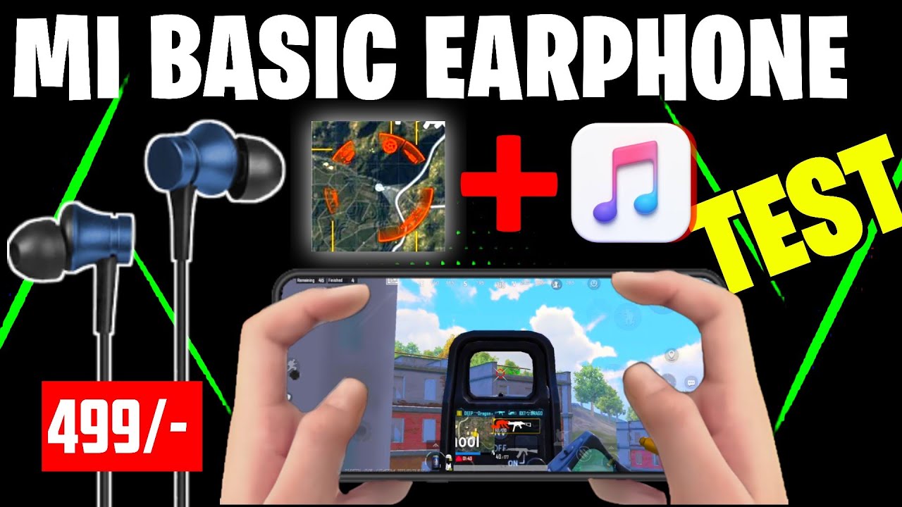 Mi Basic Earphone Gaming + Music Test |😳 Best Earphone For Gaming 2023