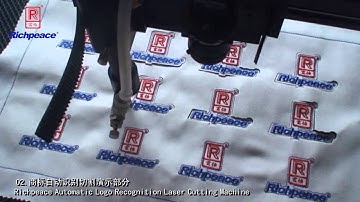Richpeace camera-guided logo laser cutting system