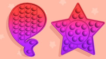 Pop Us!🦈🤩! Popping Gameplay!Very Satisfying And Relaxing ASMR Games!