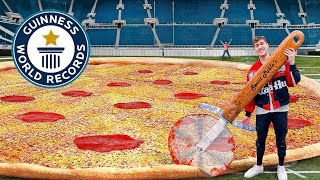 I Made The World s Largest Pizza 132 Feet