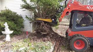 Danuser Tree & Brush puller, used for Pulling overgrown brush from around house