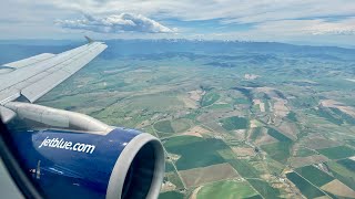 Full Descent, Approach and Landing Bozeman, MT – JetBlue Airways A320-232 – JFK-BZN – N536JB
