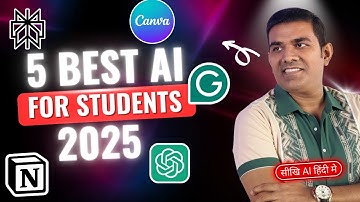 Top 5 Free AI Tools for Students 2025 | Study Smarter | Raj Singh Microsoft Certified Trainer