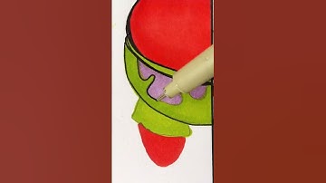 Drawing Patrick star in 4 different art styles pt 3 / X -ray side #shorts